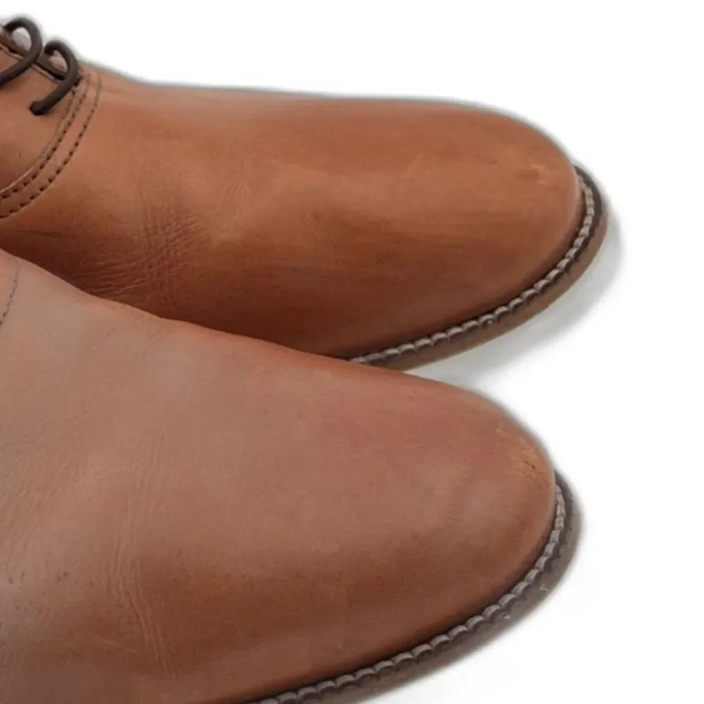 MARTIN DINGMAN Countryaire Saddle Leather Plain Toe Sport | Whiskey | 10.5